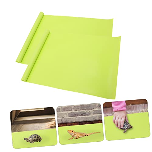 Totority 2pcs Reptile Carpet Bedding Liner and Washable Mat for Tanks for Snakes Turtles and Lizards Easy to Clean Reptile Habitat