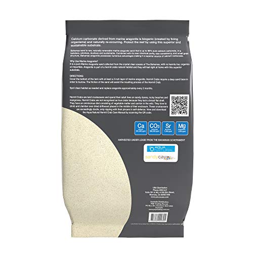 HERMIT CRAB ARAGONITE 10LB, Sand for Habitat