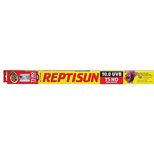 Two 46” Reptile Lighting 10.0 UVB T5HO 54W Fluorescent Tubes