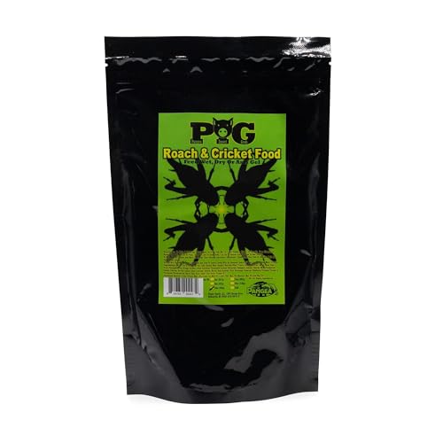 Pangea Roach & Cricket Food (16 oz) for Insects | Nutritious Food For Dubia Roaches & Crickets Made with Real Fruit & Grains