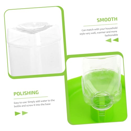 Reptile Automatic Water Feeder Fountain Durable Water Bowl Food Plate for Tortoise and Lizard Easy to Pet Drinking Tray for Pet Care and Hydration
