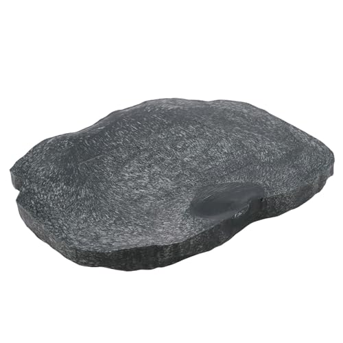 Tortoise Water Dish, Resin Snake Water Bowl, Reptile Food Feeding Dish for Tortoise, Lizard, Iguana, Frog, Snake, Pet, Amphibian