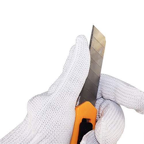 alfyng Bird Training Anti-Bite Parrot Chewing Protective Gloves, Small Animal Handling Gloves for Parrotlets Cockatiels Finch Macaw (1 Pair White) - color: White