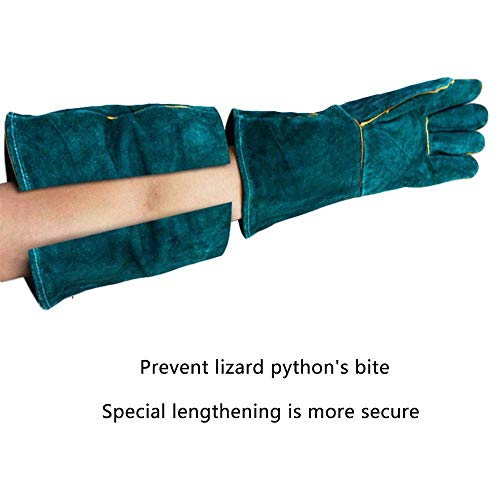 22 Inch Animal Handling Gloves - Anti Bite, Scratch & Heat Resistant for Dogs, Cats, Snakes & Reptiles