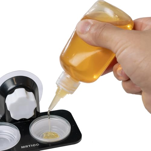 2 pcs Crested Gecko Food and Water Feeding Bottle, Reptile Feeder Bottle, for Lizard and Other Small Pet Ledge Accessories Supplies - 3.4 Oz