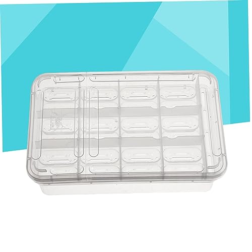 FRCOLOR Compartments Transparent Reptile Breeding Isolation Box Hatching Incubator for Snakes Turtles Geckos and Lizards Easy Observation and Cleaning for Incubation