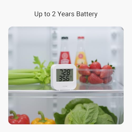 YoLink Smart Temp & Humidity Sensor, LoRa Long Range, 2 Year Battery, Indoor Monitoring for Wine Cellar, Bedroom, Nursery, Greenhouse, RV, with App, Email & SMS Alerts, Alexa IFTTT, 2 Pack + Hub - style: 2-Pack with Hub