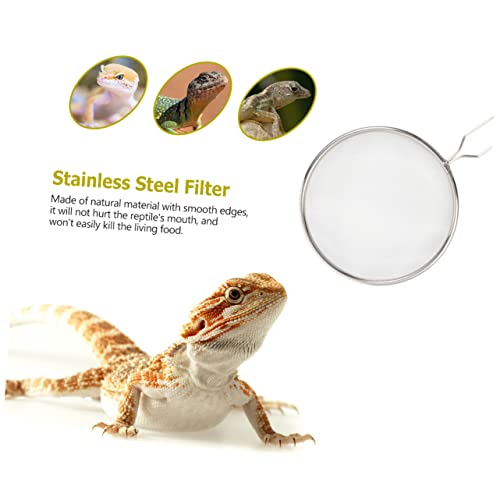 KESYOO Reptile Sand Shovel High Density Mesh Cleaning Scoop for Terrarium Supplies Suitable for Tortoise Lizard Snake Scorpion Efficient Waste Removal Tool