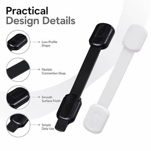 6 Pack Reptile Terrarium Lid Locks, Adhesive Screen Cover Clips for Snake, Gecko, Lizard and Turtle Enclosures, Black - color: 6 Pcs Black-Long