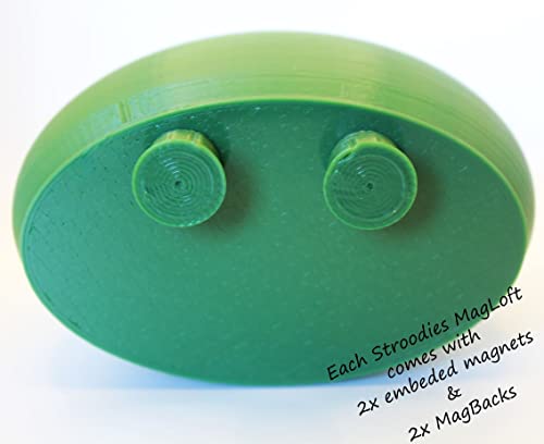 Stroodies MagLoft | Leaf Green | Magnetic BubbleLoft Hide for Arboreal Geckos | Especially Cresties