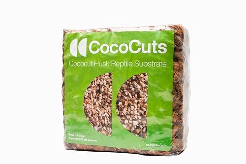 Coconut Husk Reptile Substrate, 10 lb. block, Brown