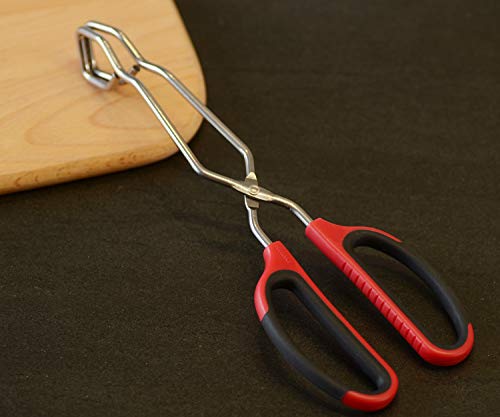 HINMAY Scissor Tongs 11-Inch Heavy Duty Stainless Steel Scissor Cooking Tongs - size: 11-Inch