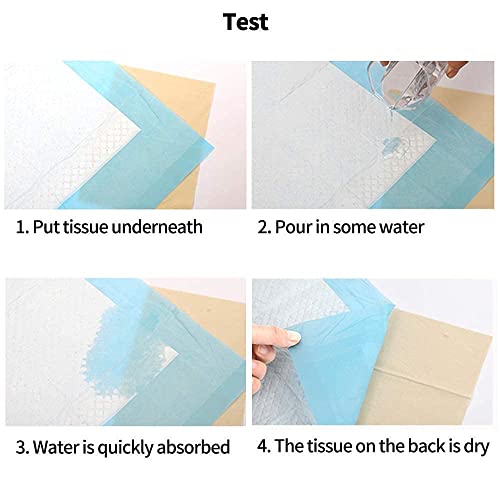 Amakunft 200 Pcs Rabbit Pee Pads, 18" x 13" Pet Toilet/Potty Training Pads, Super Absorbent Guinea Pig Disposable Diaper for Hedgehog, Hamster, Chinchilla, Cat, Reptile and Other Small Animal