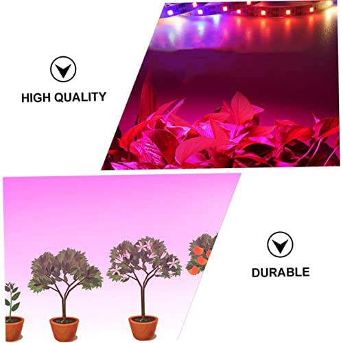 USB LED Grow Light Strips for Indoor Plants Full Range Dimmable 5V Waterproof Plant Growth Lamp Touch Control for Greenhouse Growing