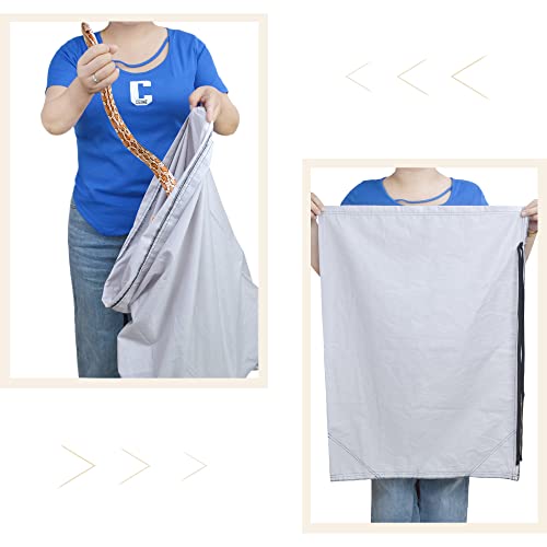 2 Pack Cloth Snake Reptile Bag with Bite Free Pouch Corner Drawstring for Capturing Moving Transporting Hunting Catching Snakes Reptiles to Vet or Travel - size: 20x28