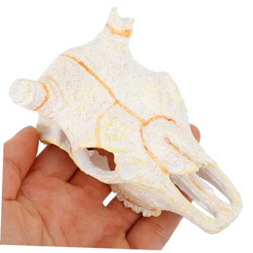 Toddmomy Reptile Skull Hideout for Aquarium Decor Lifelike Resin Decoration for Fish Tanks Terrariums and for Reptiles and Fish