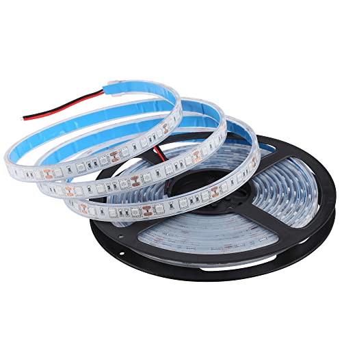 BSOD LED Strip Lights for Boats,12V Outdoor Blue Underwater Rope Light Real IP68 Waterproof Strip 16.4ft Marine Fish String Flexible Light for Swimming Pool Boat Fish Tank(Blue) - color: Blue