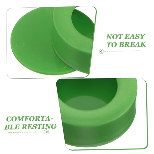 YARNOW 6pcs Reptile Feeding Bowl Spill-Resistant Design Escape Prevention for Bearded Dragons Geckos Lizards Detachable Bottom Easy to Clean Small Reptile Food Dish