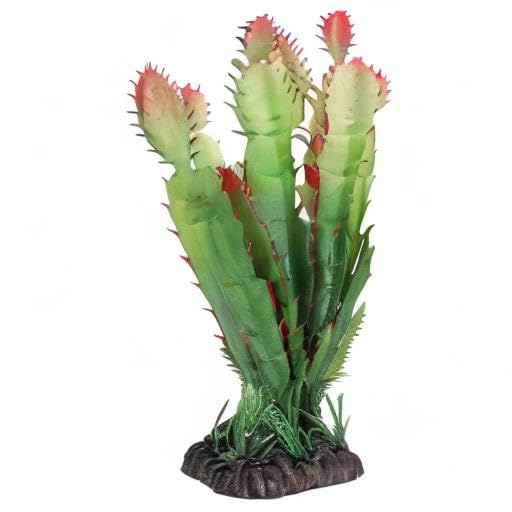Reptile Habitats, Landscaping Plant Decoration Terrarium Decor Plastic Aquarium Artificial Plants for Aquarium Fish Reptile Terrarium
