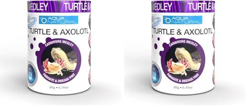Aqua Natural Turtle & Axolotl Medley 0.70oz Fish Food (Pack of 2) - size: 0.7 Ounce (Pack of 2)