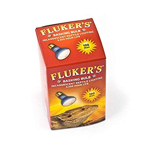 Fluker's Incandescent Basking Spotlight Bulbs for Reptiles Tanks, Reptile Heat Lamp Bulbs for Infrared Light, 100-Watt - size: 1 Count (Pack of 1)