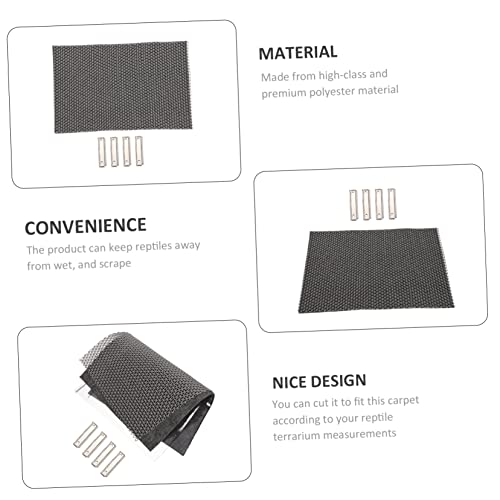 Totority Reptile Mat Non Adhesive Liner for Turtle Lizard Snake Pet Bedding Substrate Carpet