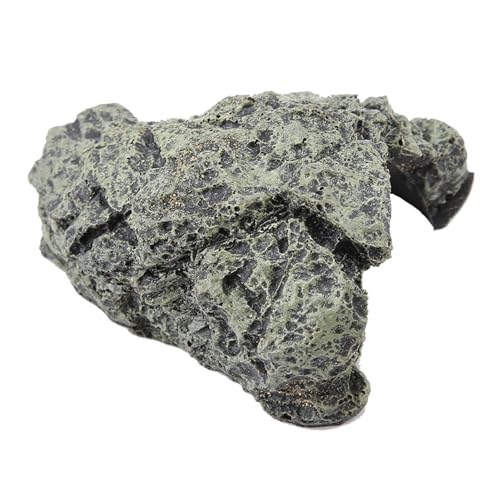 Zerone Turtles Hiding Hole Basking Cave Reptile House Shelter, Hiding Cave, Fish Hide Habitat, Resin Reptile Hiding Aquarium