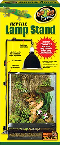 Zoo Med Reptile Lamp Stand 36" Max Height - 15" Max Horizontal Arm Length - Pack of 6
