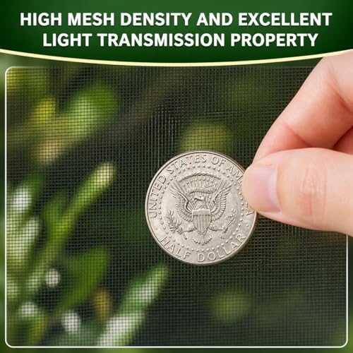 Stronger Garden Mesh Netting - 10 x 20 ft, PE Ultra-Fine Mesh Bird Barrier Net for Plants & Vegetables, OutdoorPatio Balcony Terrace Screen, Tear-Resistant Breathable Shade Netting | Black (33% Shade) - color: Black10x20ft