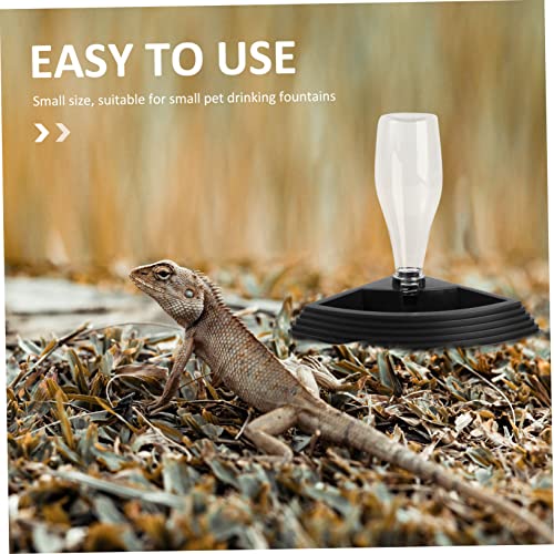 Balacoo Reptile Tank Accessories Indoor Water Fountains Lizard Drinking Bowl Pet Supply