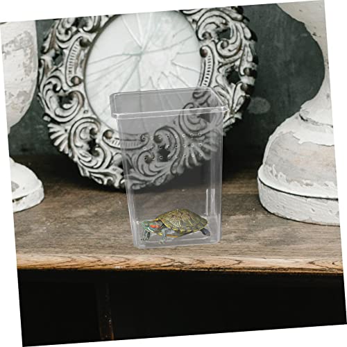 Amosfun 9pcs Spider Breeder Boxes Transparent Small Enclosures for Tarantula and Scorpion Incubation Feeding Tanks Ventilation for Reptile Habitats