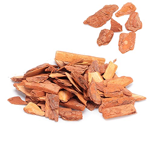 Agatige Tortoise Reptile Substrate, Reusable Simulate Habitats Snake Bedding Pine Bark Tortoise Bedding for Ball Python Terrarium Tanks (Large granules 250g)