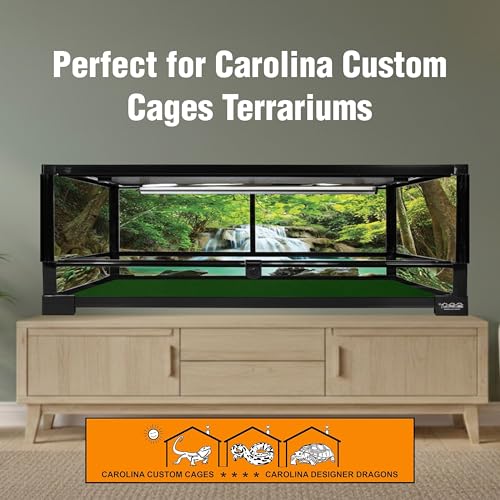 Carolina Custom Cages T5HO 46” UVB Reptile Light Fixture 54w, Bearded Dragon and Reptile Terrarium Light Fixture