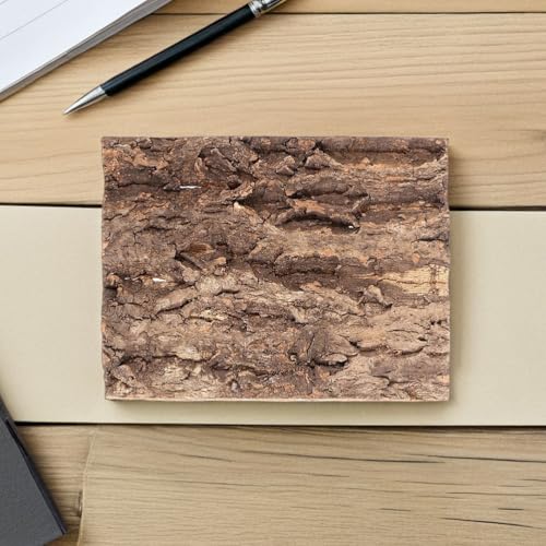 NUOBESTY 3 Pack Cork Bark Background for Reptile Terrarium - Realistic Tree Bark Decor for Lizard Snake Gecko Bearded Dragon Tank