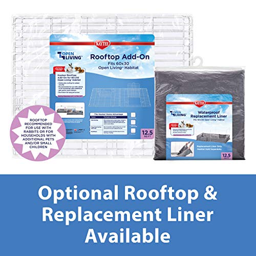 Kaytee Open Living Pet Guinea Pig or Rabbit Habitat, 60" x 30" - size: 60.0"L x 30.0"W x 19.0"H