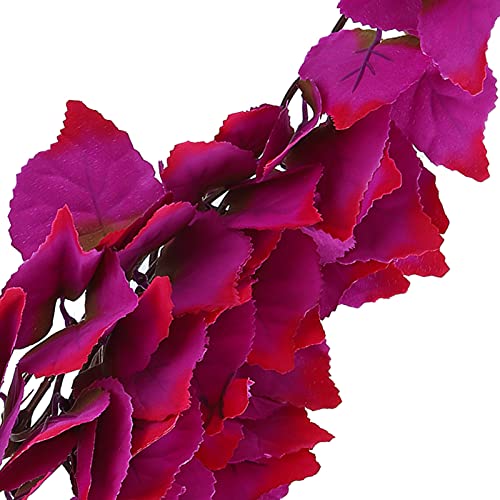 Artificial Reptile Plants, Terrarium Hanging Plants Vines Artificial Leaves Habitat Decorations with Suction Cup for Bearded Dragon Hermit Crab Lizard Snake Geckos Chameleon - size: T-1034J1