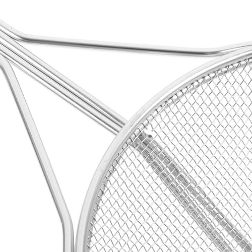 Ipetboom Stainless Steel Reptile Sand Scoop - 17.71 Inch Fine Mesh Litter Shovel for Tortoise Lizard Gecko and Small Animals Cleaning