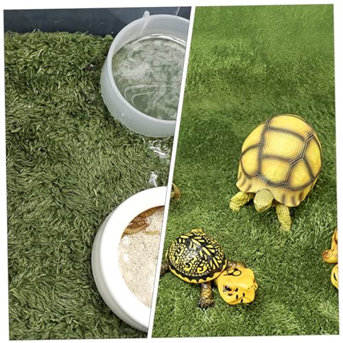 Reptile Moss Carpet for Amphibians and Tortoises Moisture Retaining Artificial Lawn Mat for Crawl Pets for Terrarium Decoration and Habitat Simulation