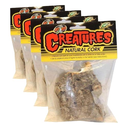 Zoo Med Creatures Natural Cork (Pack of 4) - size: 1 Count (Pack of 4)
