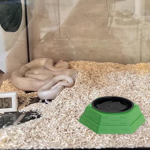 Reptile Feeder Bowl Worm Dish Anti-Escape Food Dish Bowl with 2PCS Feeding Box, Food Water Feeder for Crested Gecko Lizard Chameleon Pets, Reptile Terrarium Tank Accessories (S) - size: S