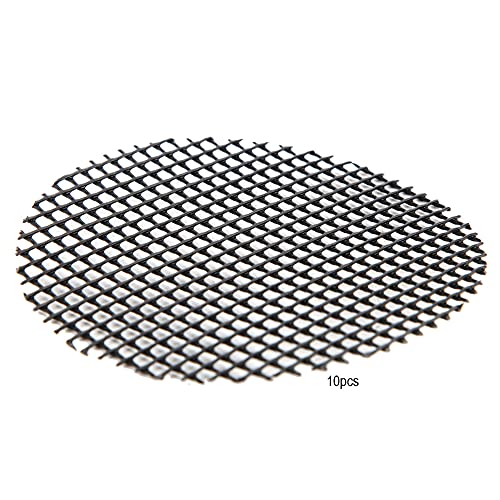 10PCS 10cm Plastic Pot Hole Mesh Mats for Gardening Flower Pot Drainage Screen Plant Potting Substrate Barrier Terrarium Supplies Root Protection (Diameter 8 cm) - size: Diameter 8 cm