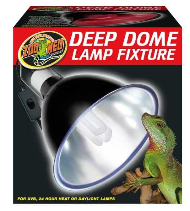 Zoo Med Deep Dome Lamp Fixture - Black 160 Watts - Pack of 10