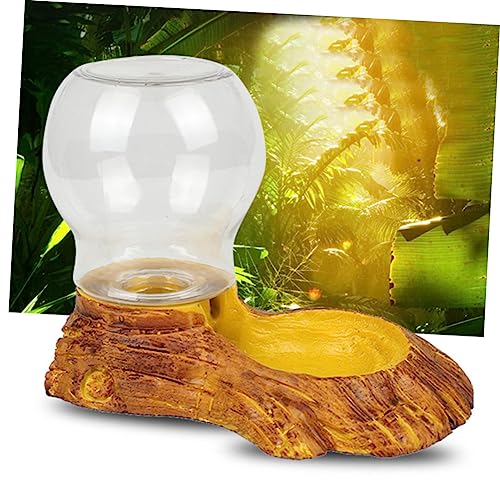 HANABASS Water Feeder for Reptiles Pet Drinking Fountain Craft Smooth Surface Easy to Clean