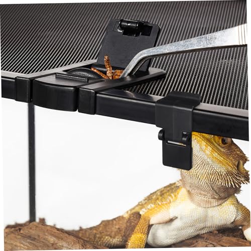 Luxshiny 6pcs Turtle Terrarium Buckles for Glass Reptile Feeding Tanks Sturdy Escape Lock Clips for Aqua and Rainforest Enclosures Practical Latches for Secure Pet Habitat