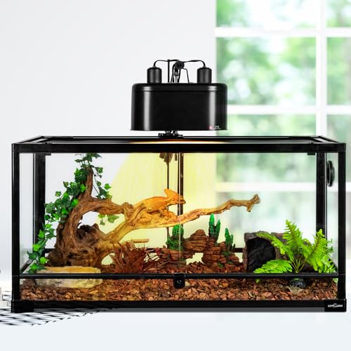 REPTI ZOO 100W Reptile Heat Lamp UVA UVB Reptile Light, Full Spectrum Self-Ballasted Vapor Basking Sunlight Bulb for Reptile and Amphibian Use E26
