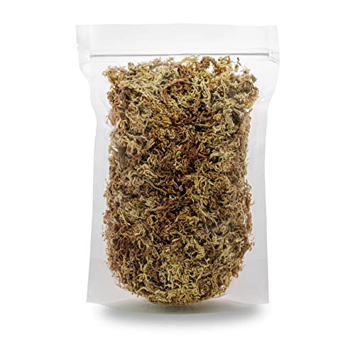 Premium New Zealand Sphagnum Moss by Gardenera - Organic Hand Mixed Long Fibered Sphagnum Moss Orchid - 2 Quart