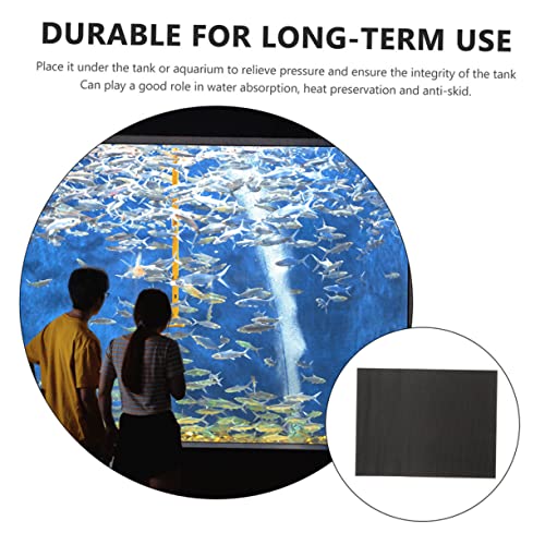 Aquarium Mat Reptile Terrarium Liner Heavy Duty Non-Slip Heat Retaining Fish Tank Pad - size: 80X40CM