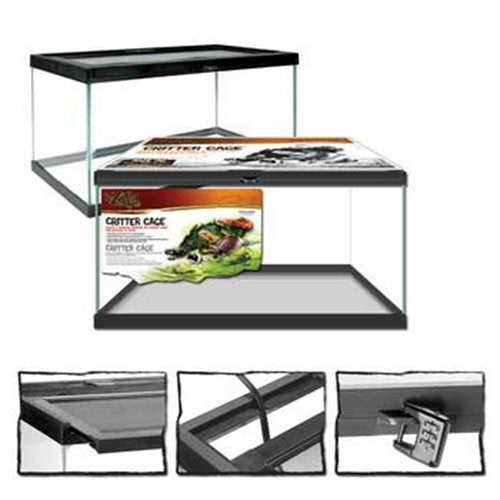 Zilla 28015 15-Gallon Critter Cage, 24-Inch by 12-Inch by 12-Inch