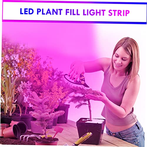 VICASKY USB Full Plant Growth Lamp Strips Waterproof LED Grow Light Strips Adjustable Brightness for Indoor Plants 5V Touch Control for Greenhouse Lighting