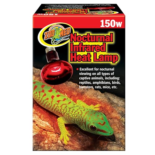 Zoo Med Nocturnal Infrared Heat Lamp 150 Watts - size: 1 Count (Pack of 1)